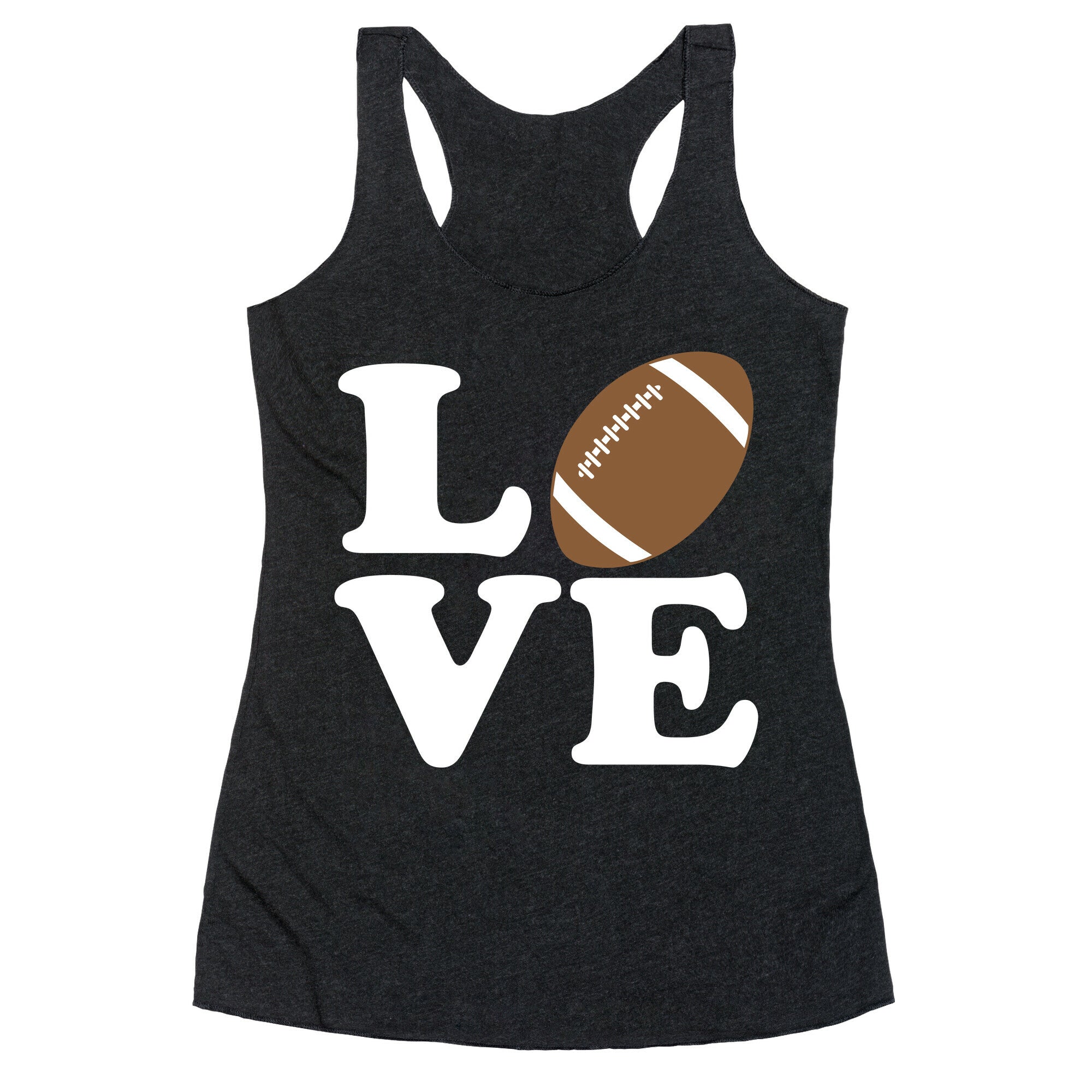 Love Football Racerback Tank